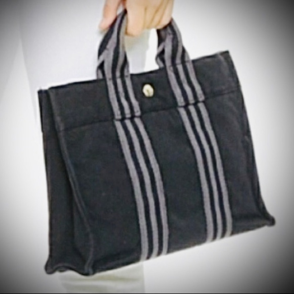 Authentic HERMES Fourre Tout PM Canvas Tote